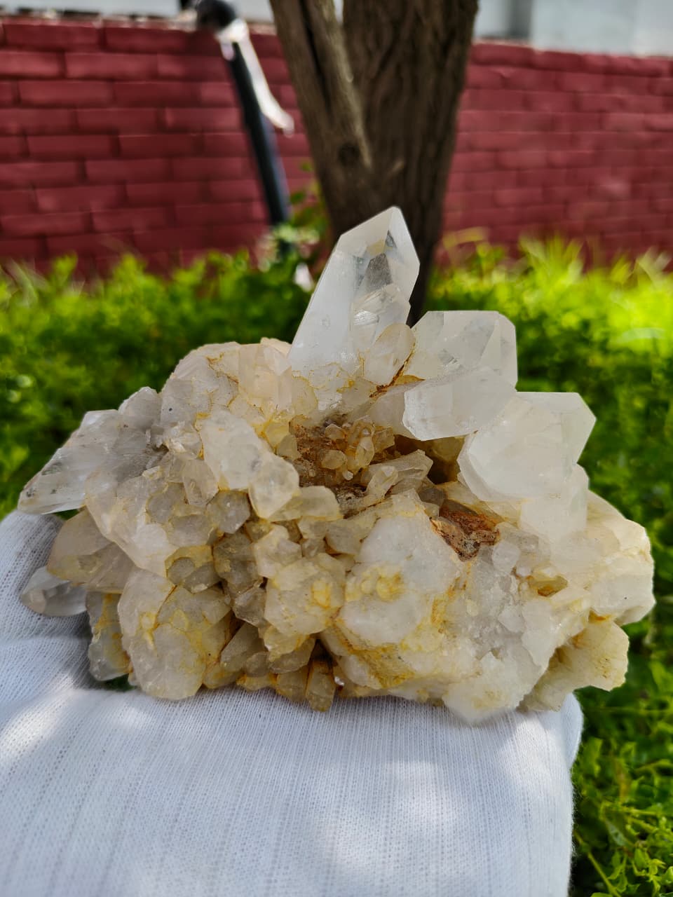 White Quartz Cluster
