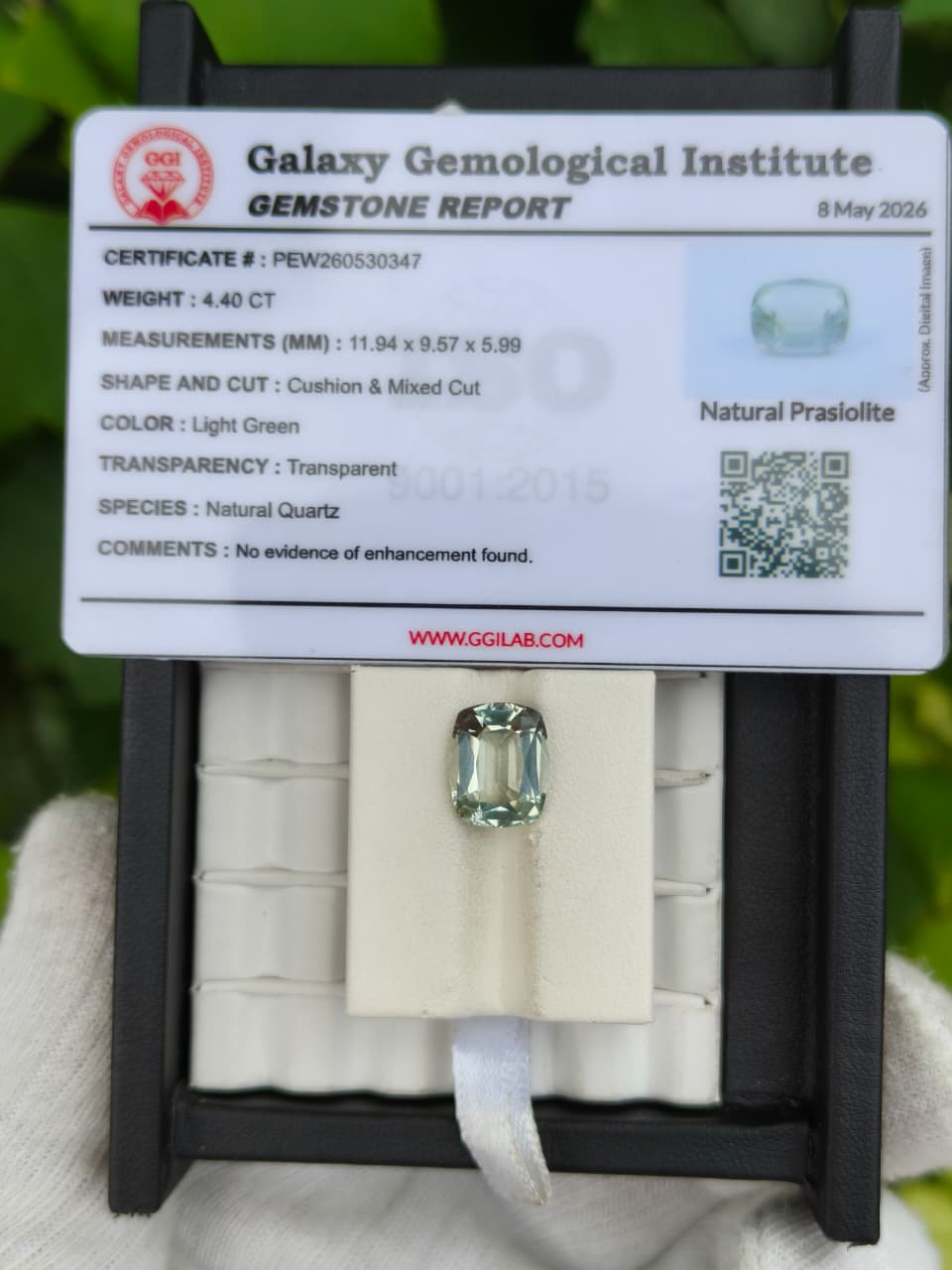 Prasiolite